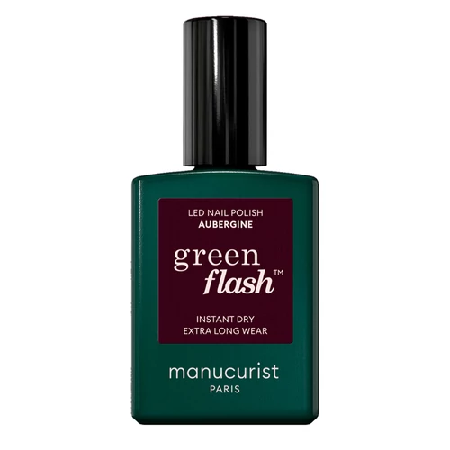 MANUCURIST GREEN FLASH GÉLLAK - AUBERGINE