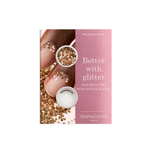 MANUCURIST CSILLÁM DUO PALETTA - ROSE GOLD & GLAZED