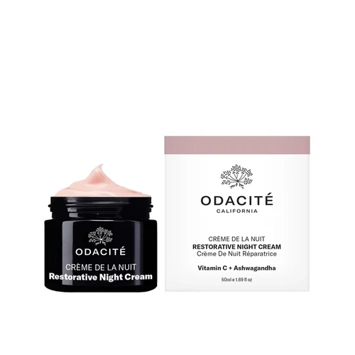 ODACITÉ Creme De La Niut Regeneráló Éjszakai arckrém C vitaminnal és Ashwaganda kopmlexxel
