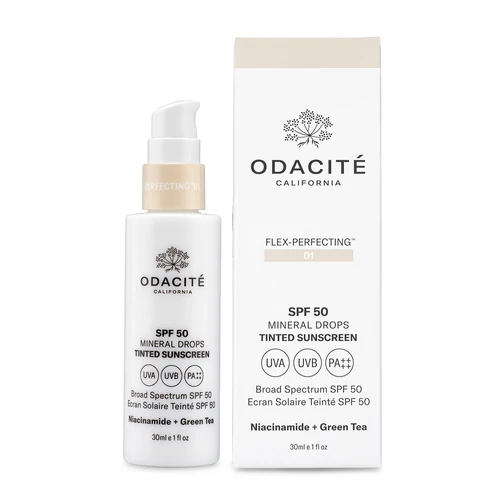 ODACITÉ FLEX-PERFECTING™ SPF50 SZÍNEZETT ÁSVÁNYI FÉNYVÉDŐ ARCRA