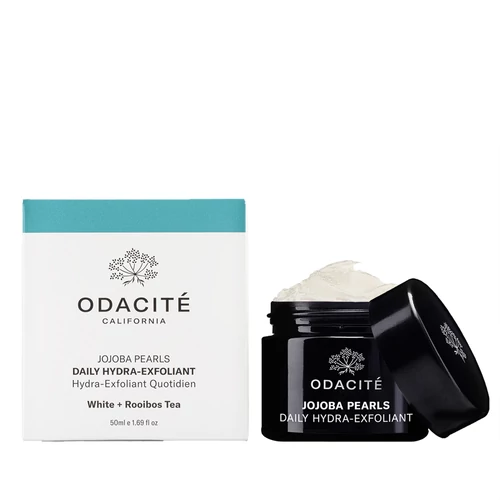 ODACITÉ JOJOBA PEARLS Hydra hámlasztó krémmaszk fehér és rooibos teával