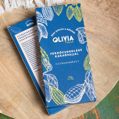 OLIVIA NATURAL Kakaóvajas Citrusvarázs belga fürdőcsokoládé