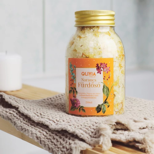 OLIVIA NATURAL Narancs Fürdősó OLIVIA NATURAL Narancs Fürdősó