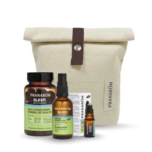 PRANAROM AROMABOOST® SLEEP SZETT & AJÁNDÉK KOZMETIKAI TÁSKA