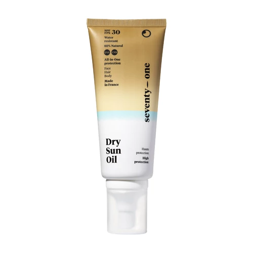 SEVENTYONE DRY SUN OIL SPF30 NAPOLAJ SPRAY ARCRA, TESTRE ÉS HAJRA