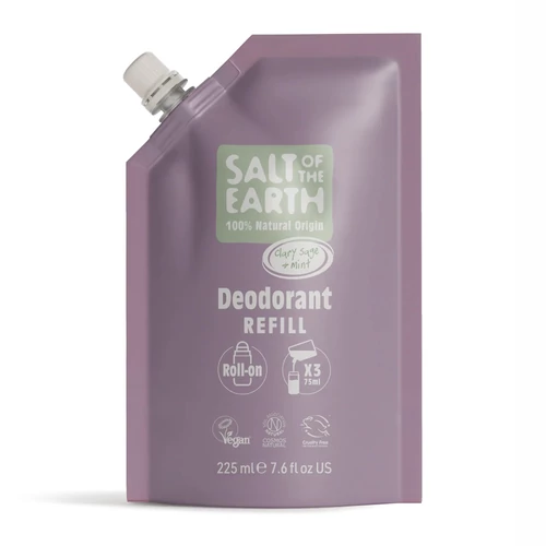 SALT OF THE EARTH ZSÁLYA ÉS MENTOL GOLYÓS DEZODOR TASAKOS UTÁNTÖLTŐ