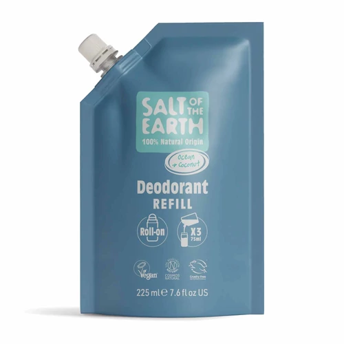 SALT OF THE EARTH ÓCEÁN ÉS KÓKUSZ GOLYÓS DEZODOR TASAKOS UTÁNTÖLTŐ