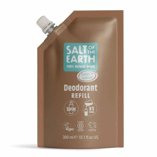 SALT OF THE EARTH gyömbér és jázmin dezodor spray tasakos utántöltő