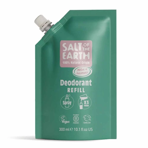 SALT OF THE EARTH Dinnye és uborka dezodor spray tasakos utántöltő