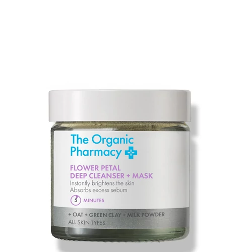 THE ORGANIC PHARMACY Flower Petal Mélytisztító Arclemosó és Maszk