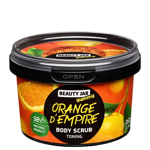 BEAUTY JAR YUMMY ORANGE D'EMPIRE Narancsos Tonizáló Testradír