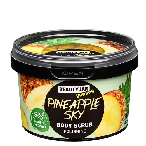 BEAUTY JAR YUMMY PINEAPPLE SKY Ananászos Hámlasztó Testradír