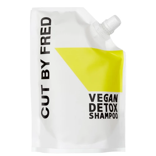 CUT BY FRED Vegan Detox tisztító sampon zsírosodó hajra utántöltő