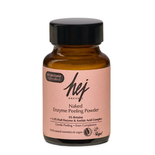 HEJ ORGANIC NAKED Hámlasztó enzimes por peeling 1% azelainsavval