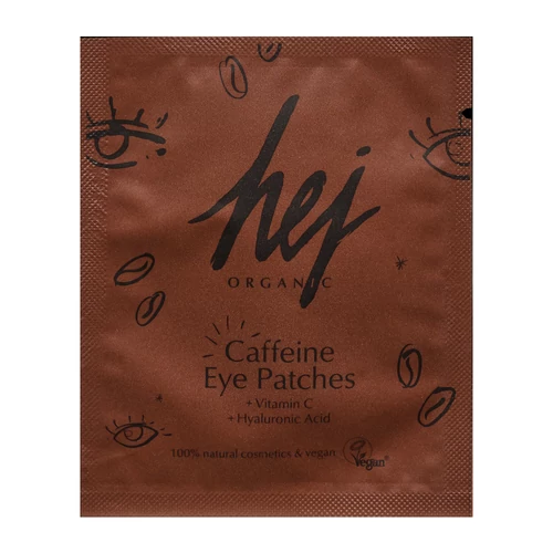 HEJ ORGANIC CAFFEINE Frissítő Szemkörnyékápoló tapasz koffeinnel és C-vitaminnal