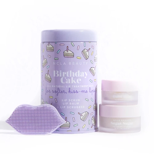 NCLA Születésnapi torta ajakápoló szett