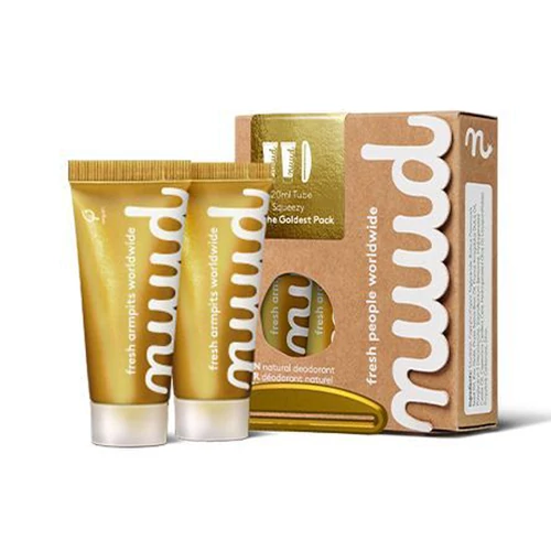 NUUD GOLDEST PACK arany krémdezodor duó