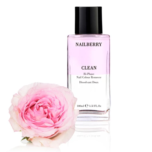 NAILBERRY CLEAN Kétfázisú AHA savas körömlakk lemosó
