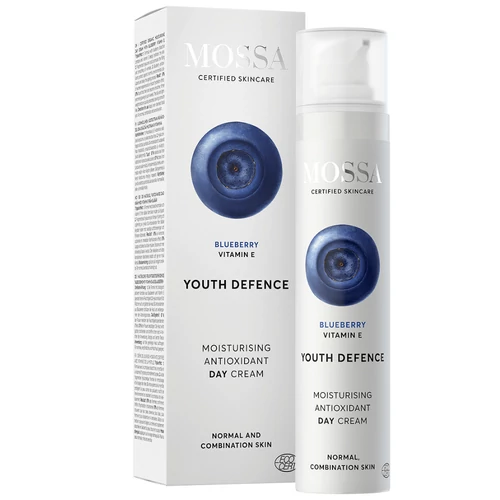 AKCIÓS MOSSA YOUTH DEFENCE Hidratáló nappali krém áfonyával és E-vitaminnal