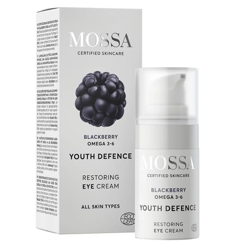 AKCIÓS | MOSSA YOUTH DEFENCE Regeneráló szemkörnyékápoló szederrel és omega 3-6 zsírsavval