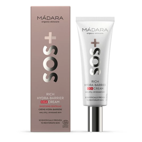 MÁDARA SOS Rich Hydra-Barrier CICA gazdagon hidratáló arckrém