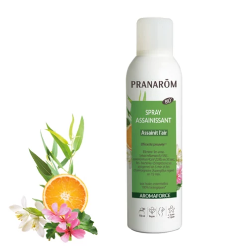 PRANAROM AROMAFORCE Vírus-, baktérium- és gombaölő, légfertőtlenítő spray