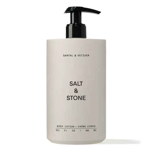 SALT & STONE TÁPLÁLÓ TESTÁPOLÓ KRÉM - SZANTÁLFA & VETIVER - JUMBO
