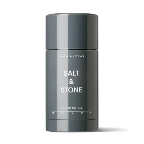 SALT & STONE DEZODOR GÉL ÉRZÉKENY BŐRRE - SZANTÁLFA & VETIVER