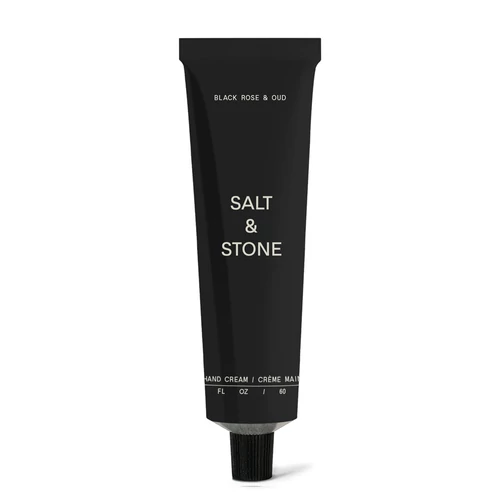 SALT & STONE TÁPLÁLÓ KÉZKRÉM - BLACK ROSE & OUD