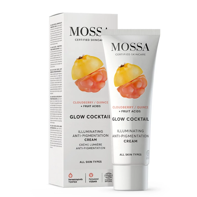 MOSSA GLOW COCKTAIL BŐRMEGÚJÍTÓ KRÉM GYÜMÖLCS SAVAKKAL