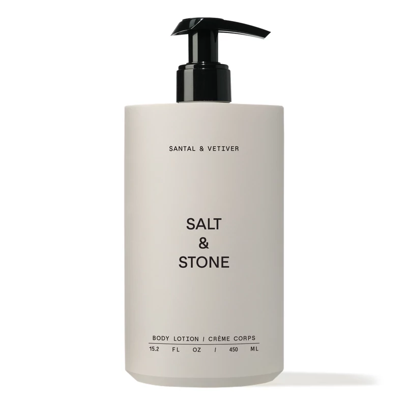 SALT & STONE TÁPLÁLÓ TESTÁPOLÓ KRÉM - SZANTÁLFA & VETIVER - JUMBO