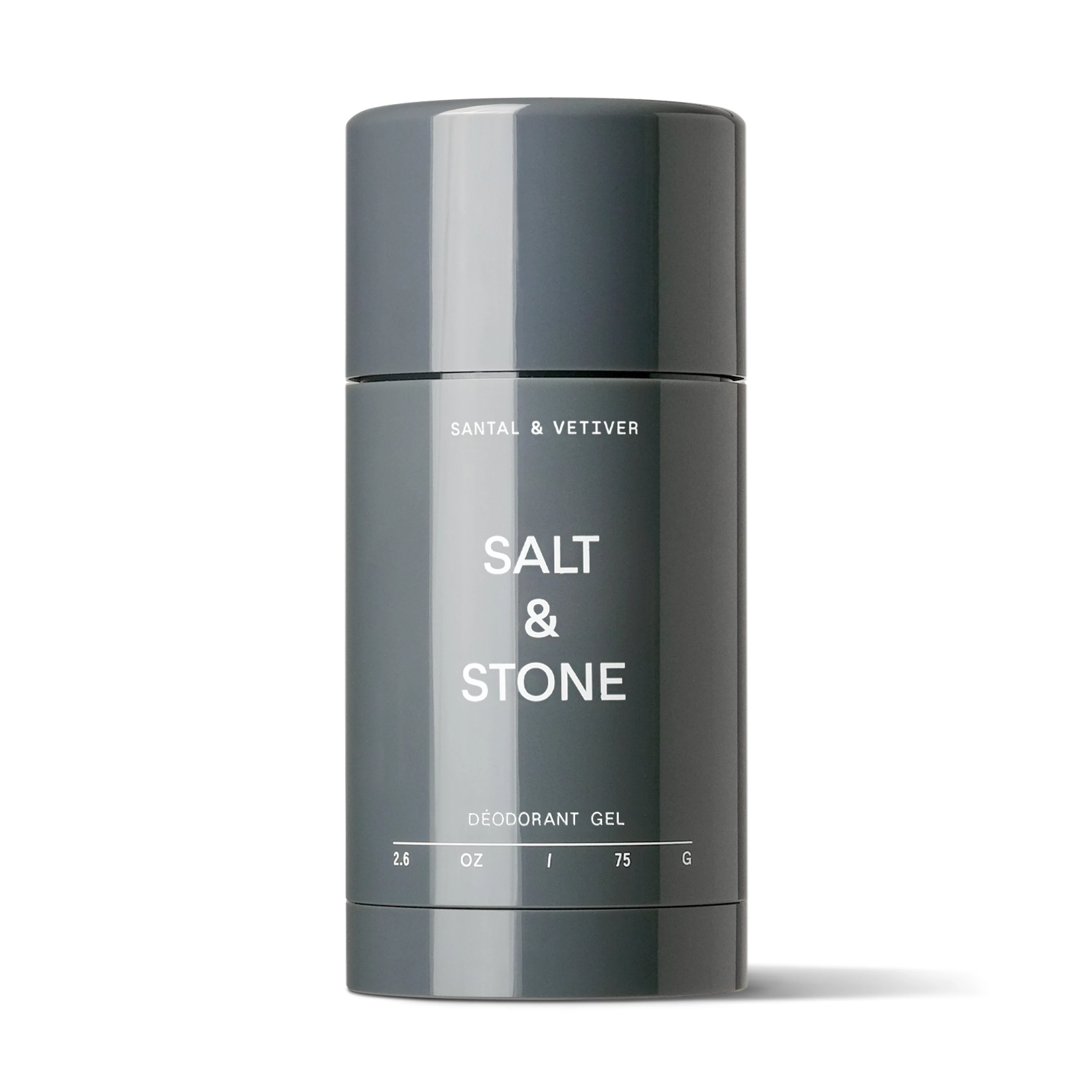SALT & STONE DEZODOR GÉL ÉRZÉKENY BŐRRE - SZANTÁLFA & VETIVER